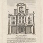 Print depicting The Duke's Theatre in Lincoln's Inn Fields