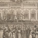 RARE, CONTEMPORARY, GRAPHICALLY ILLUSTRATED BROADSIDE OF THE EXECUTION OF CHARLES I.