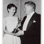 ROMAN HOLIDAY, 1953 TOMMY WEBER Audrey Hepburn holding her Academy Award for Best Actress for Roman Holiday