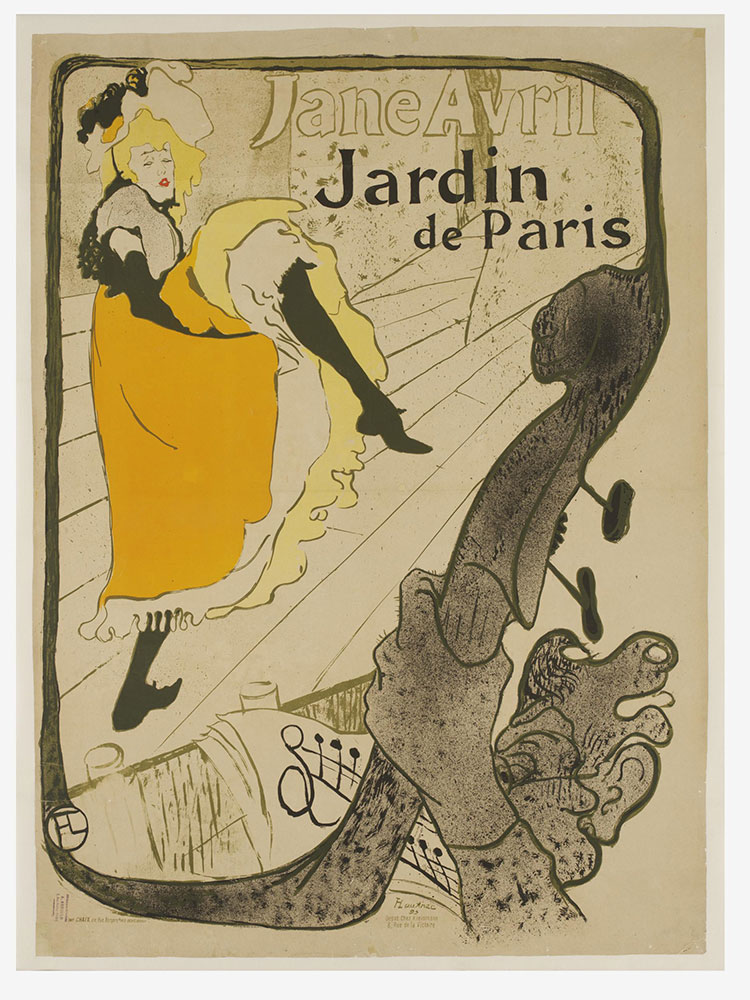 Jane Avril au Jardin de Paris