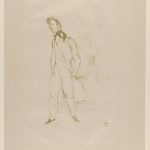 Adolphe (The Sad Young Man) by Henri de Toulouse-Lautrec