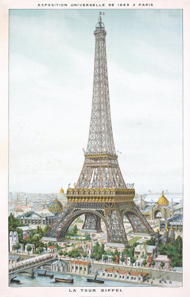Eiffel Tower World Fair Poster
