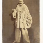 Gelatin-coated salted paper print of Pierrot