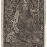 15th Century print Saint Margaret